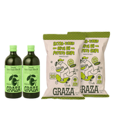 2pk Drizzle Glass and 2pk Chips Bundle