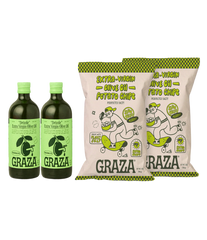 2pk Drizzle Glass and 2pk Chips Bundle